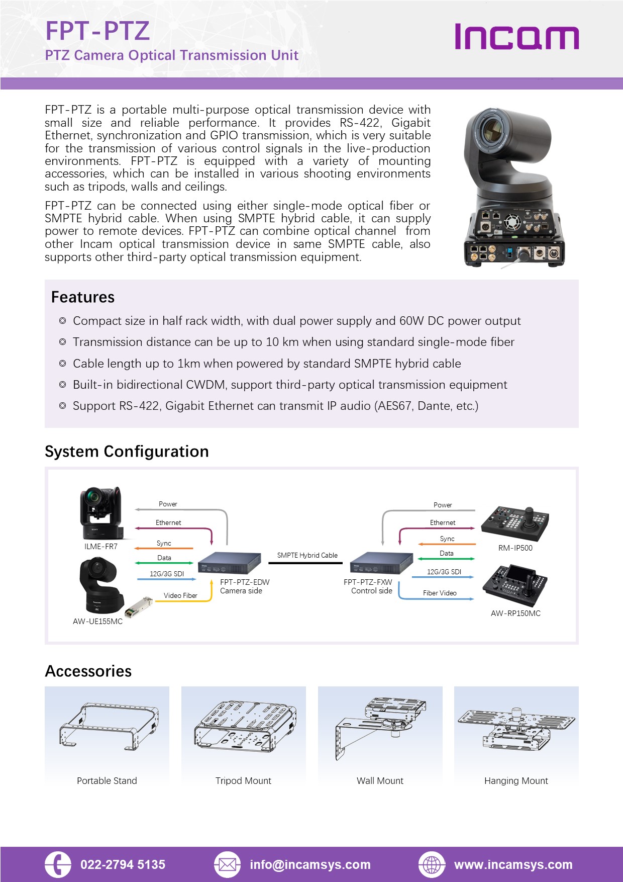 FPT-PTZ Optical Transmission for PTZ Camera _V1.10_1